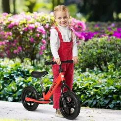 Online - Bicicleta de equilibrio regulable sin pedales roja Motos Y Triciclos