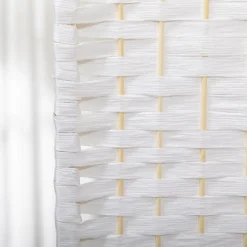 Outlet - Biombo de cuerda de papel 4 paneles Estilo De Vida