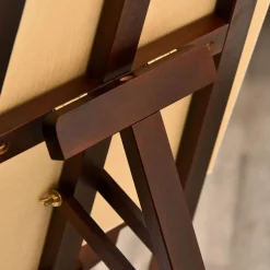 - Caballete de madera con trípode Marrón*Homcom Best