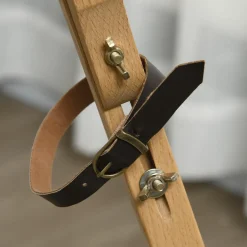 Homcom - Caballete de pintura plegable de madera Arte Y Manualidades