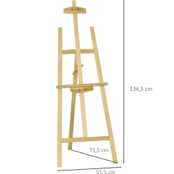 - Caballete de pintura de madera*Homcom Sale