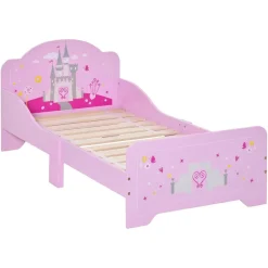 - Cama infantil 3-6 años color rosa*Homcom Sale
