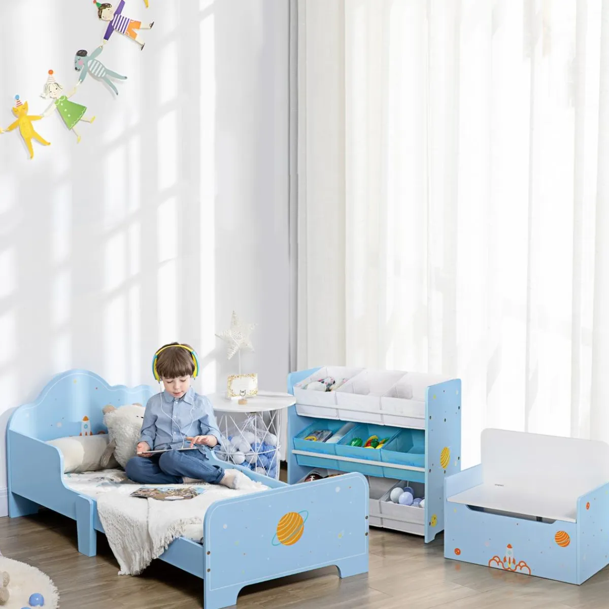 Online - Cama infantil espacio Azul Estilo De Vida