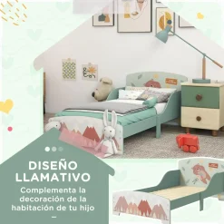 Outlet - Cama infantil Montañas Verde Estilo De Vida