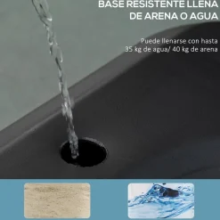 - Canasta completa baloncesto con base 314 cm*Homcom Online