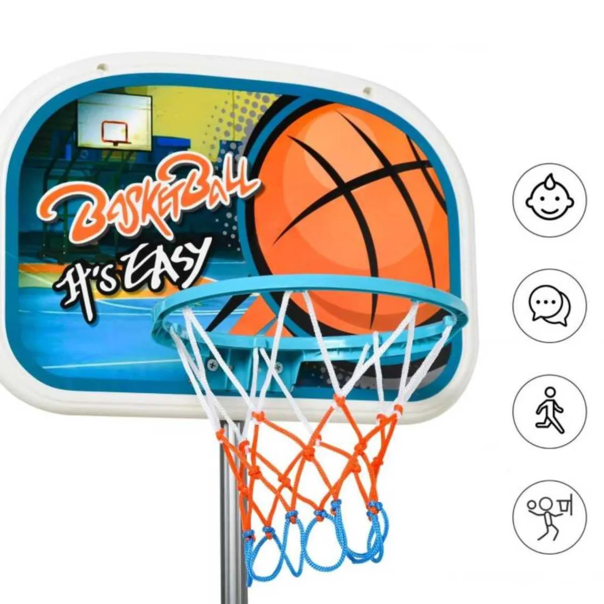 Clearance - Canasta con soporte ajustable Deportes