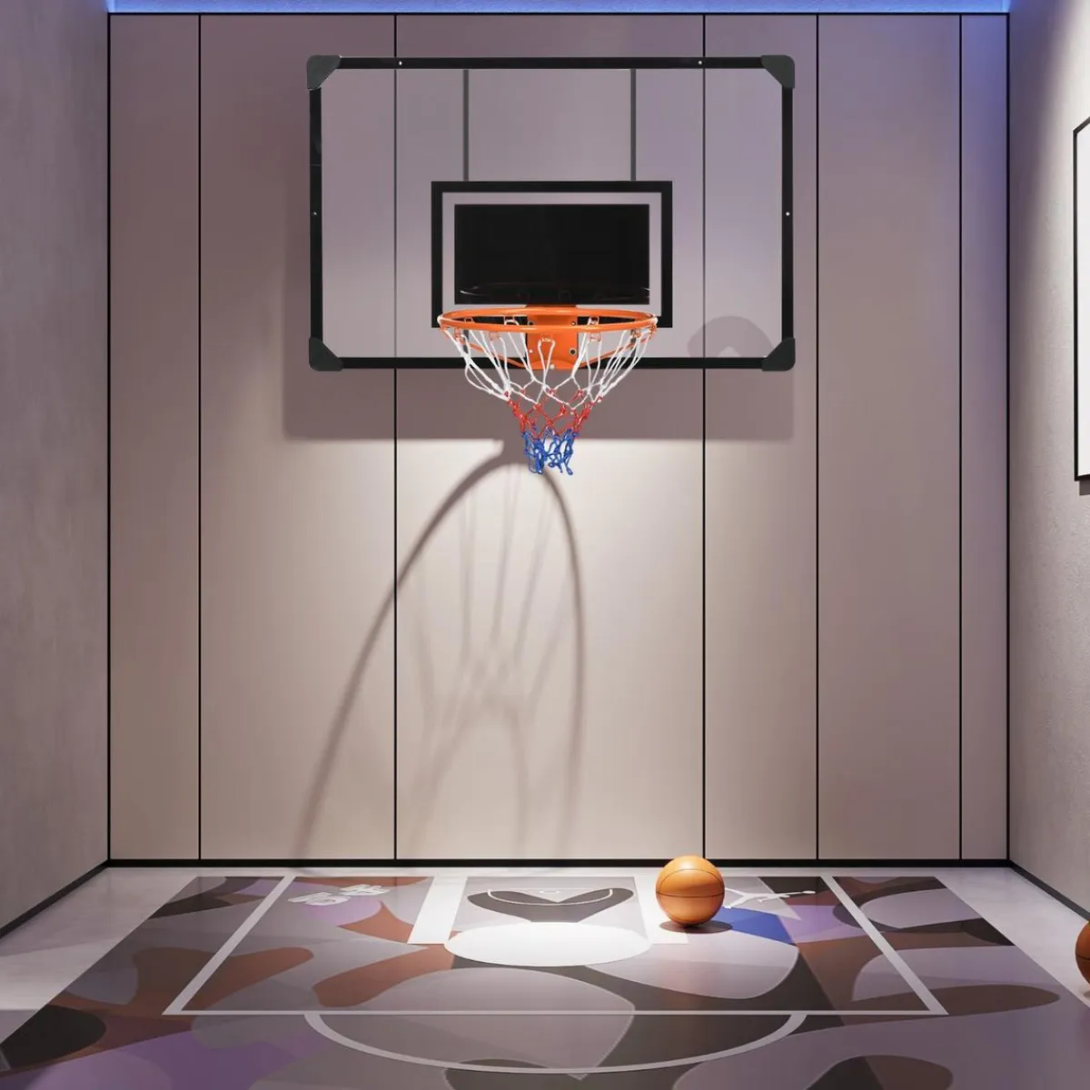 New - Canasta de baloncesto con red Deportes