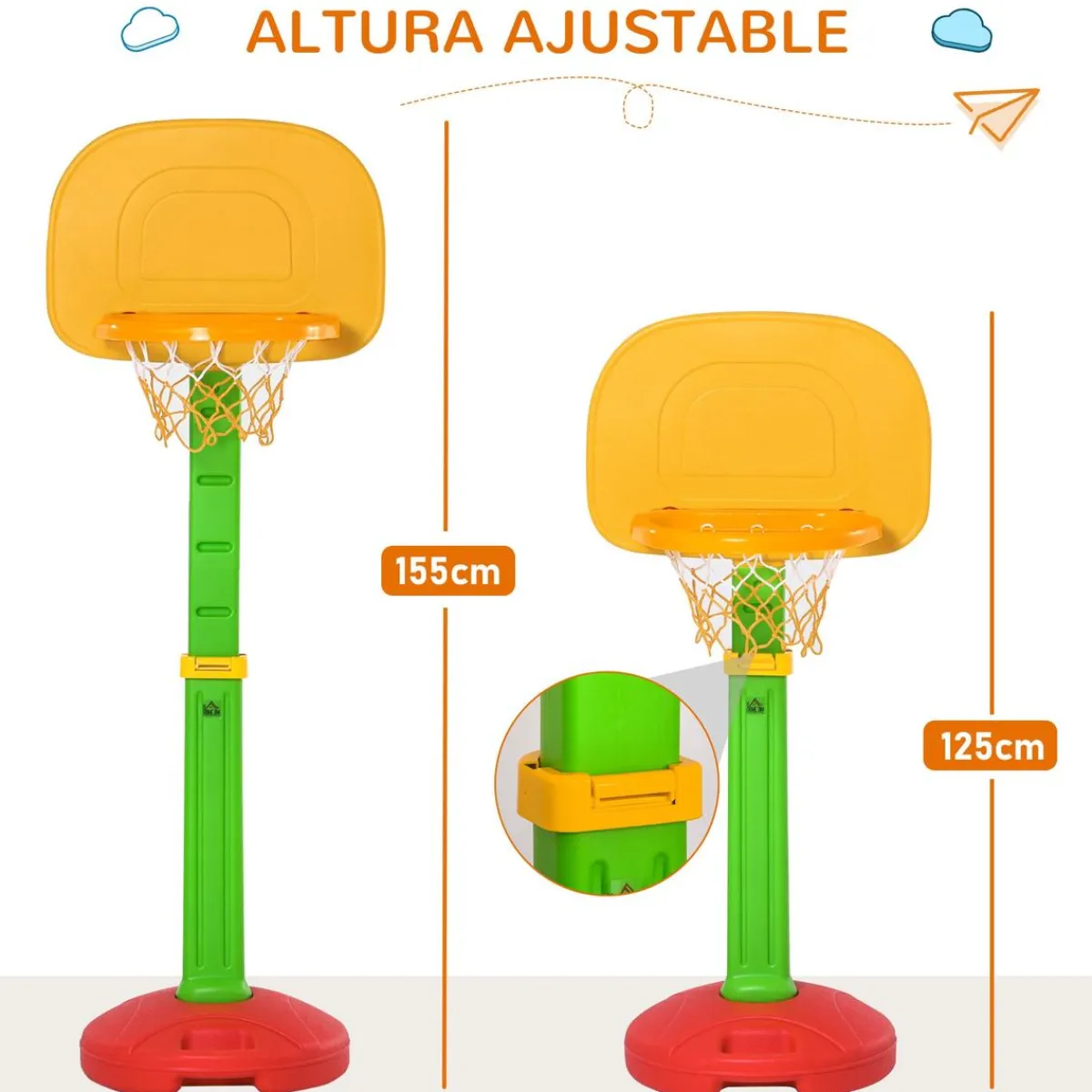 Outlet - Canasta de baloncesto infantil Deportes