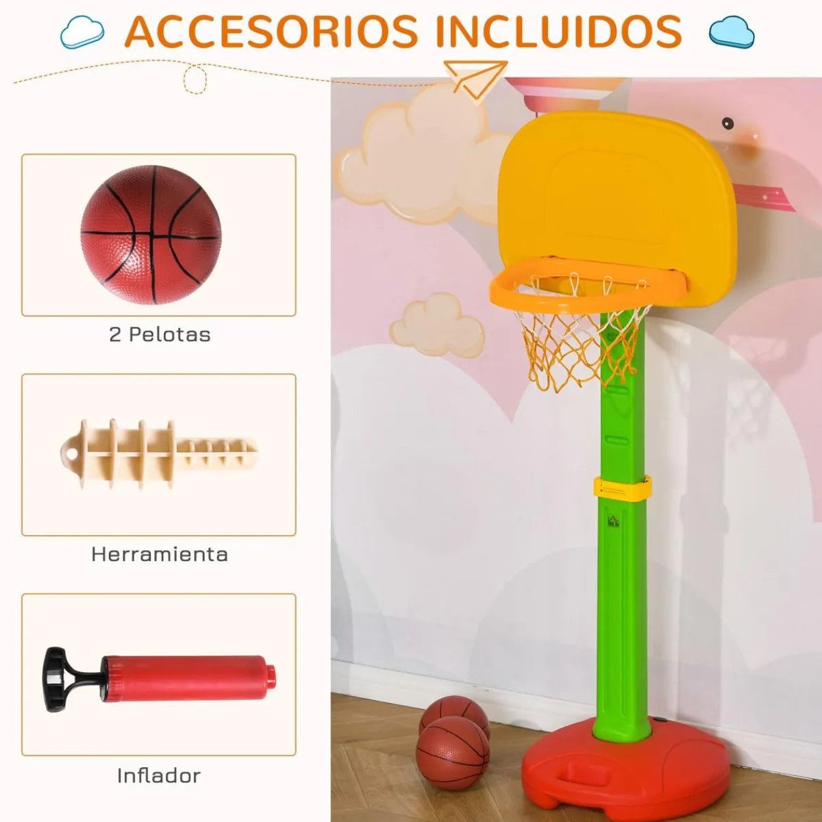 Outlet - Canasta de baloncesto infantil Deportes