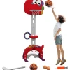 Online Homcom - Canasta de baloncesto infantil Rojo Deportes