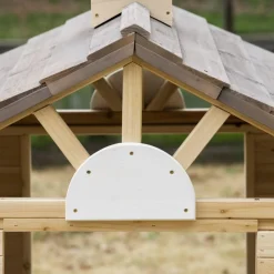 Sale - Casita de jardín de madera con maceteros y banquito Casas