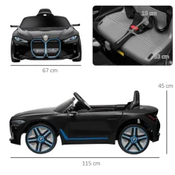 Clearance - Coche elécrico BMW i4 Negro Vehículos De Batería O A Pedales