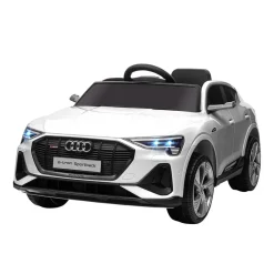 - Coche eléctrico Audi e-tron 12V blanco*Homcom Best