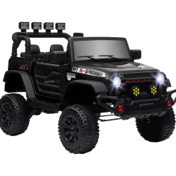 Discount Homcom - Coche eléctrico batería 12 V con mando a distancia Negro Vehículos De Batería O A Pedales