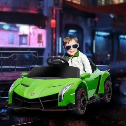 - Coche Eléctrico Lamborghini Veneno Verde*Homcom Discount