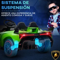 - Coche Eléctrico Lamborghini Veneno Verde*Homcom Discount