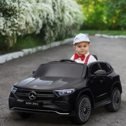 - Coche Eléctrico Mercedes-Benz EQA Negro Vehículos De Batería O A Pedales