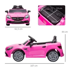 Clearance - Coche eléctrico Mercedes rosa Vehículos De Batería O A Pedales