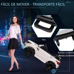 - Coche eléctrico SUV blanco*Homcom