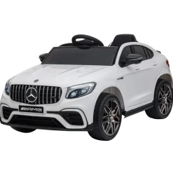 Online - Coche infantil eléctrico - Mercedes Benz AMG blanco Vehículos De Batería O A Pedales