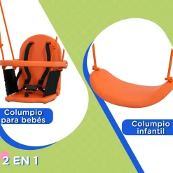 Homcom - Columpio infantil individual*Outsunny New
