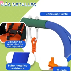 Homcom - Columpio infantil individual*Outsunny New