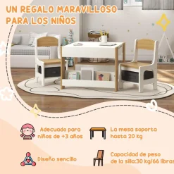 - Conjunto de Mesa con Sillas*Homcom Online