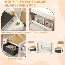 - Conjunto de Mesa con Sillas*Homcom Online