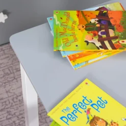 Outlet - Conjunto Infantil Mesa + Banco + 2 sillas madera Estilo De Vida