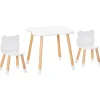 - Conjunto Mesa + 2 Sillas infantiles Madera Estilo De Vida