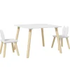 Homcom - Conjunto Mesa + 2 sillas Madera*AIYAPLAY Sale