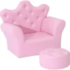 Clearance - Conjunto sillón + puff Rosa Estilo De Vida