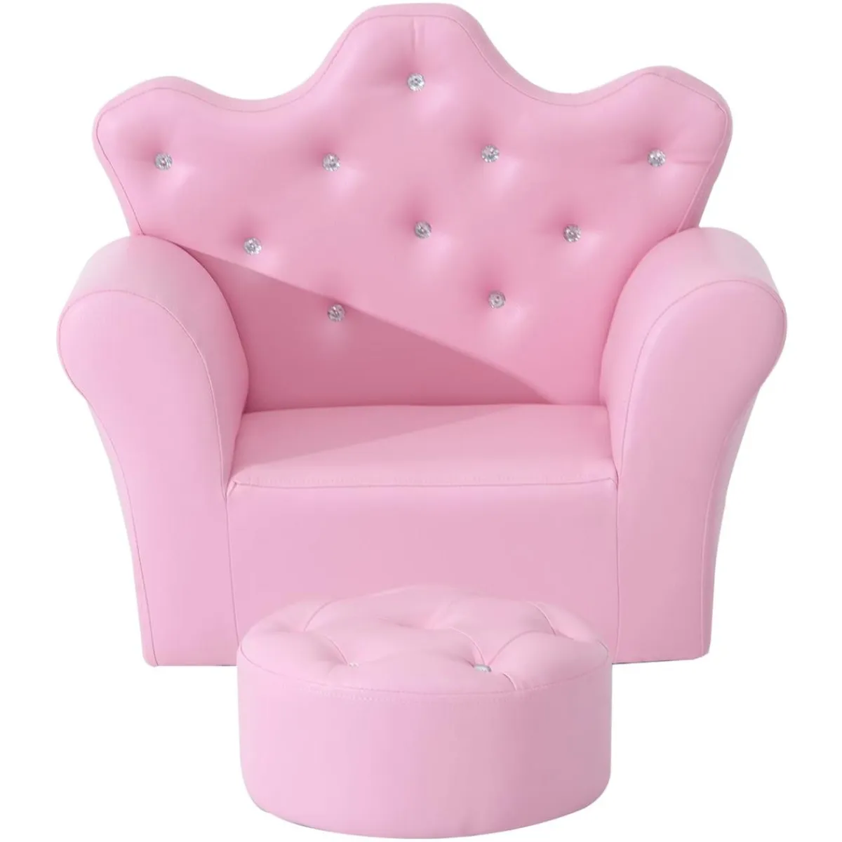 Clearance - Conjunto sillón + puff Rosa Estilo De Vida
