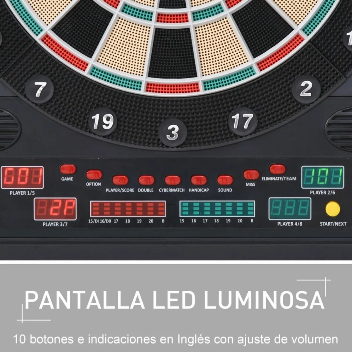 - Diana electrónica 12 dardos Deportes