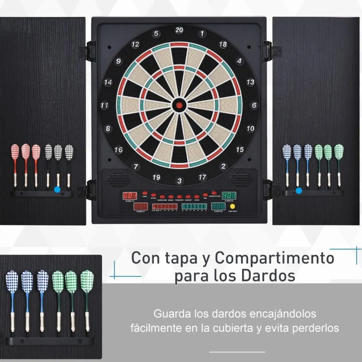 - Diana electrónica 12 dardos Deportes