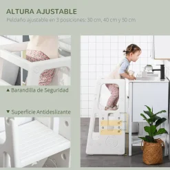 - Escalón elevador Taburete aprendizaje*Homcom Clearance