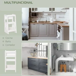 - Escalón elevador Taburete aprendizaje*Homcom Clearance