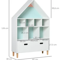- Estantería de madera*Homcom