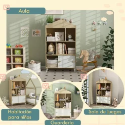 Hot Homcom - Estantería infantil madera Estilo De Vida
