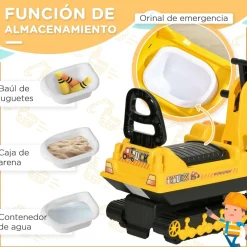 Sale - Excavadora sin pedales con pala delantera Vehículos De Batería O A Pedales