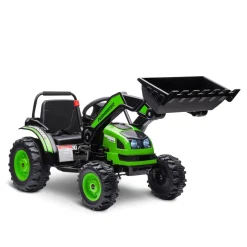 - Excavadora Tractor Vehículo de batería Verde*Homcom