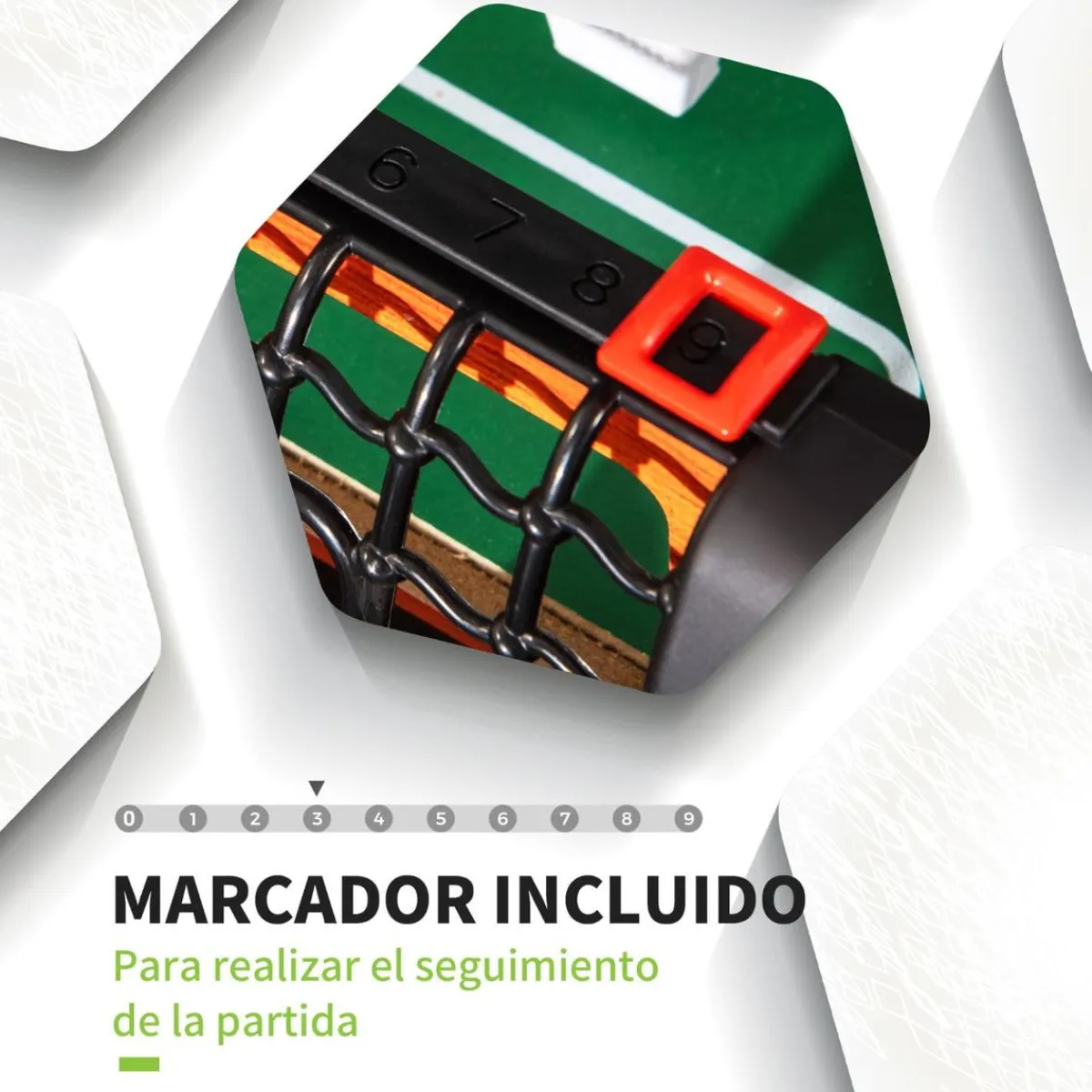 - Futbolín de mesa 118 x 104 cm*Homcom Online