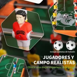 - Futbolín de mesa 118 x 104 cm*Homcom Online