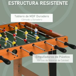 Sale - Futbolín madera y negro Futbolines|Deportes