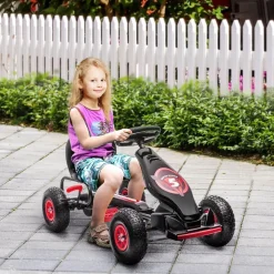 - Go Kart con pedales rojo-negro*Homcom Clearance