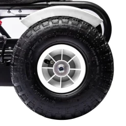 Online - Go Kart con pedales blanco-negro Vehículos De Batería O A Pedales