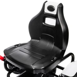 Online - Go Kart con pedales blanco-negro Vehículos De Batería O A Pedales