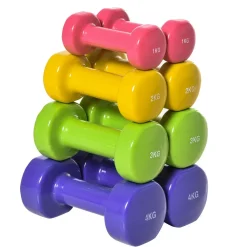 Hot - Juego de 8 mancuernas hexagonales Deportes