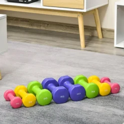 Hot - Juego de 8 mancuernas hexagonales Deportes