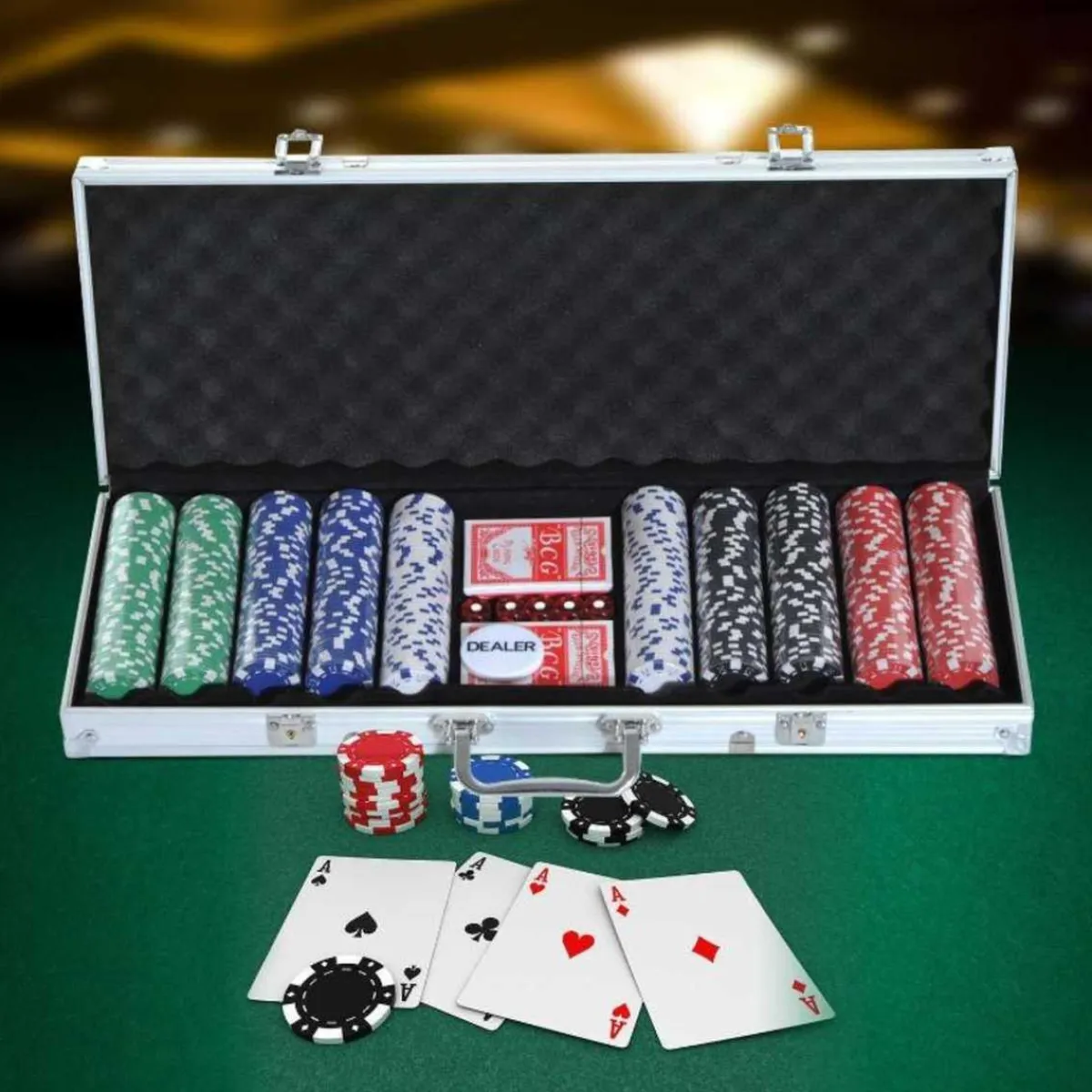 - Juego de Póker Aluminio*Homcom Best